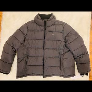 CK Mens Big & Tall Full-Zip Puffer coat 3XL